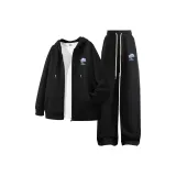 Black (Starry Sky Exploration Chest Logo)+Black (Starry Sky Exploration Pants Logo)
