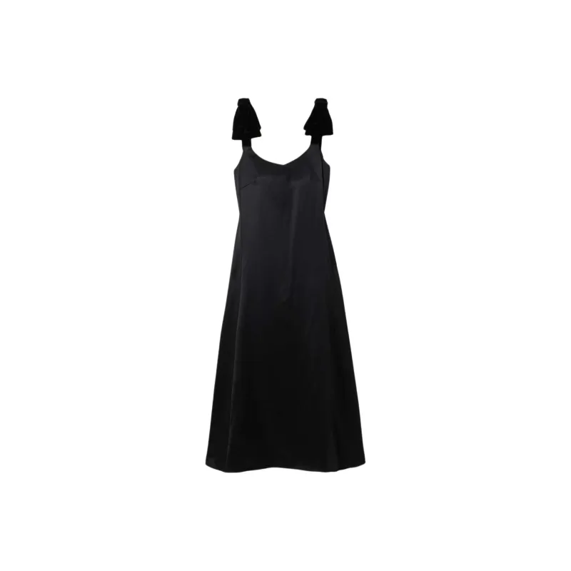 Chloe SS24 Slip Dresses Women's Black-0