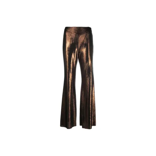 Forte Forte Metallic-finish Wide-leg Trousers