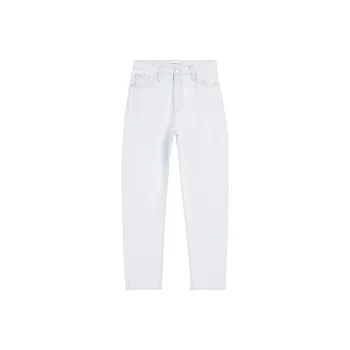 CALVIN KLEIN Jeans Europe Version Women's Bleached White Light Blue