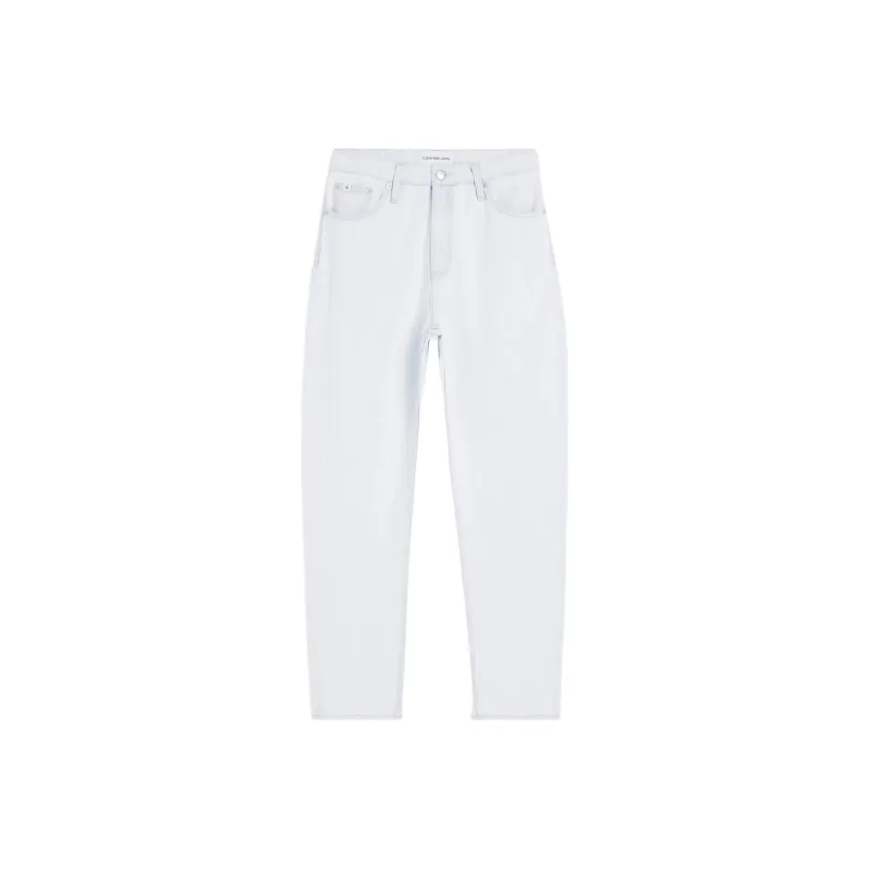 CALVIN KLEIN Jeans Europe Version Women's Bleached Light Blue-0