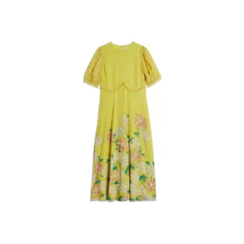Ted Baker Short-Sleeved Dresses Women's Yellow