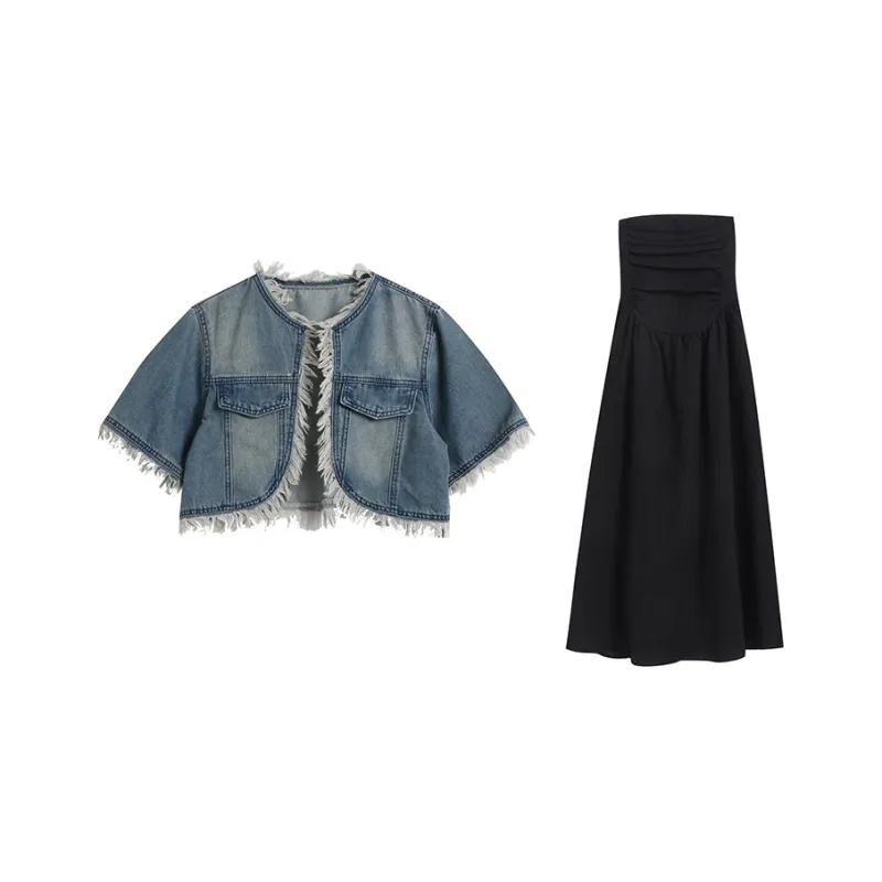 WOWI Two Piece Skirt Sets Women's-5