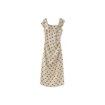 RTNH Short Sleeved Dress Women's Beige