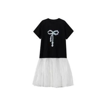 TEME Short Sleeved Dress Women's Black