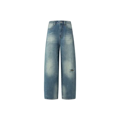 Wen Shan Jeans Women's Vintage Blue