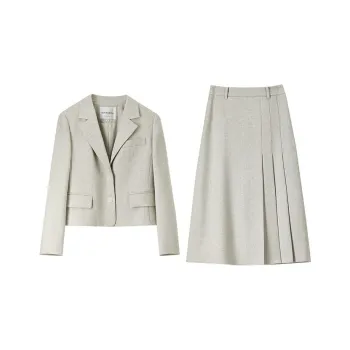 SENTUBILA Casual Suits Women's Gray White