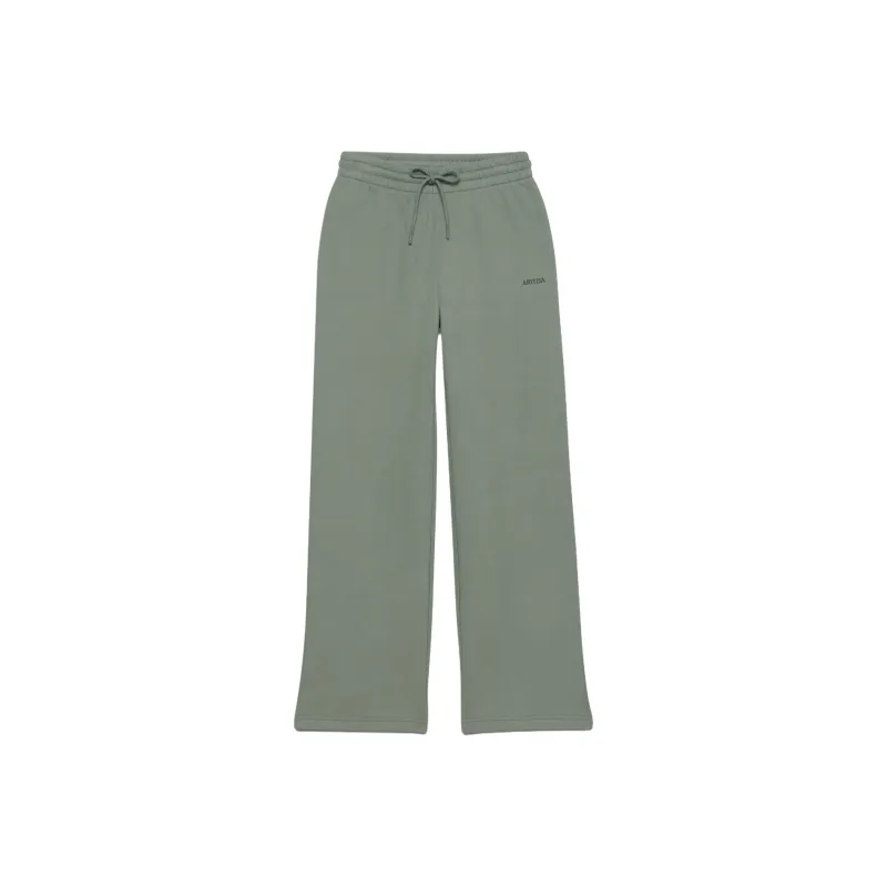 ARITZIA Sweatfleece Cozy Fleece Boyfriend Basic Wide Sweatpant Knitted Sports Pants Women's Smoky Sage-0