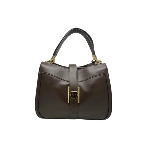 FERRAGAMO Dual Controller Handbag Women
s Brown