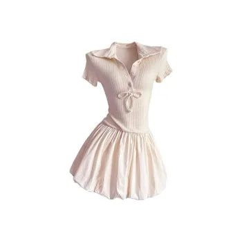 INCO VIBE Short Sleeved Dress Women's Gray