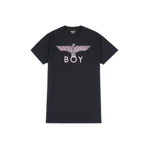 Boy London Short Sleeved Dress Women's Black