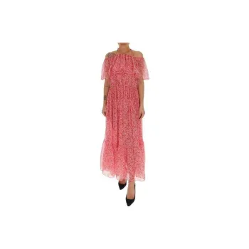 CELINE Short Sleeved Dresses Women's Pink