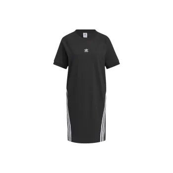 Adidas Originals Sportswear Dress Short Sleeved Dresses Women's Black
