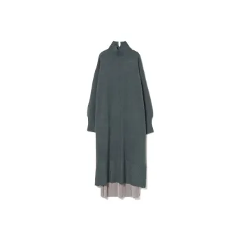 Beams Sleeveless Dress Women's Green