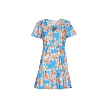 ROXY Short Sleeved Dress Women's Blue