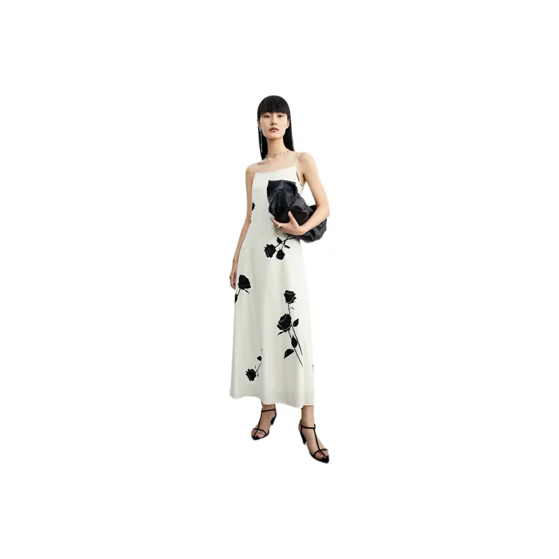 Roselingling Slip Dresses Women's-0