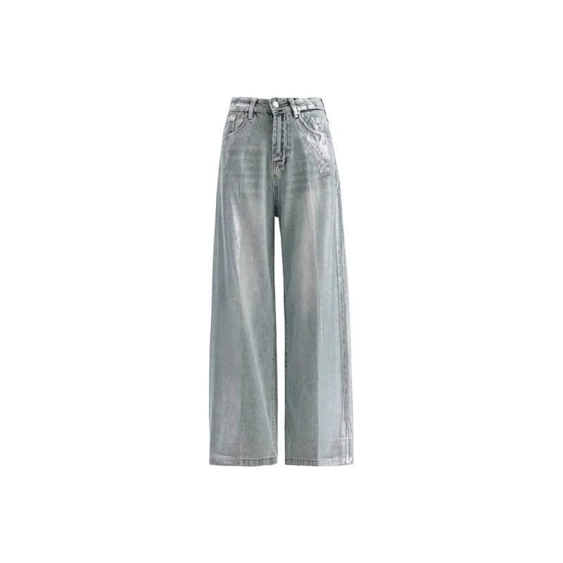 Kazakhstan Jeans Women's Burnished Silver-0