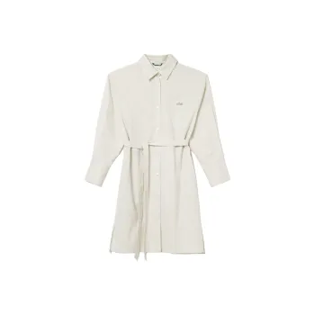LACOSTE Long Sleeved Dress Women's Gray
