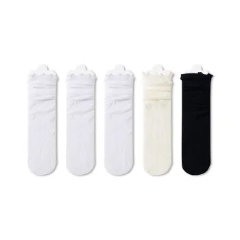 MIIOW Knee High Socks Women's 5 Pack