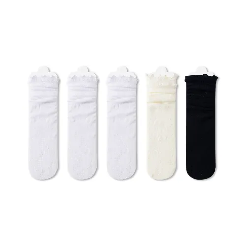 MIIOW Knee High Socks Women's 5 Pack