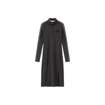CHUU Long Sleeved Dress Women's Carbon Gray