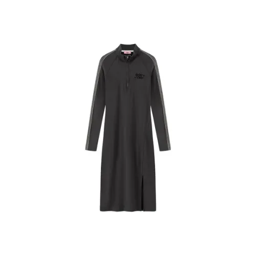 CHUU Long Sleeved Dress Women's Carbon Gray