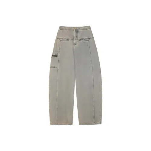 SEMICIRCLE Jeans Women's Khaki Nostalgic