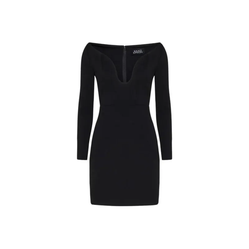 Solace London The Uma Off shoulder Minidress-0