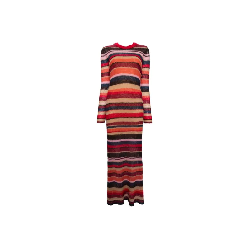Staud Long-Sleeved Dresses Women's Red-0