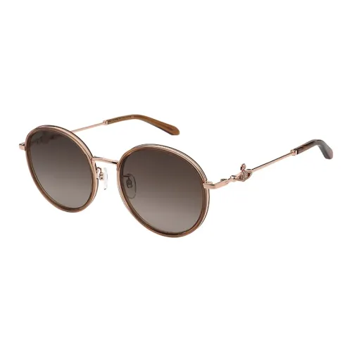 Vivienne Westwood Round Sunglasses Unisex Brown