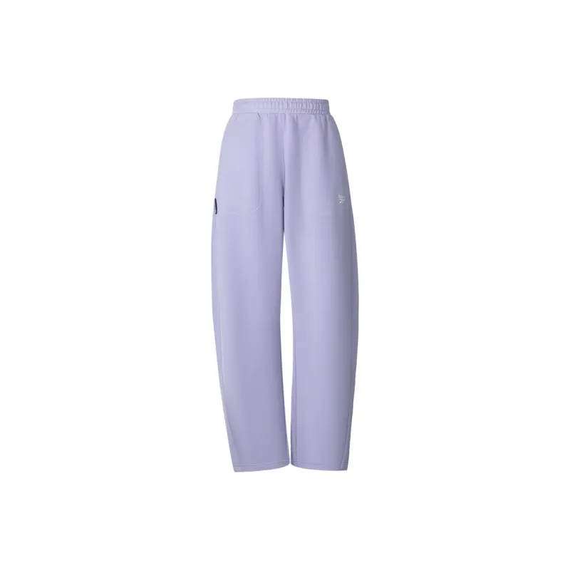 Reebok Knitted Sports Pants Women's Light Purple-0