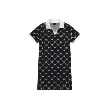MLB MONOGRAM Collection New York Yankees SS25 Short Sleeved Dress Women's Black