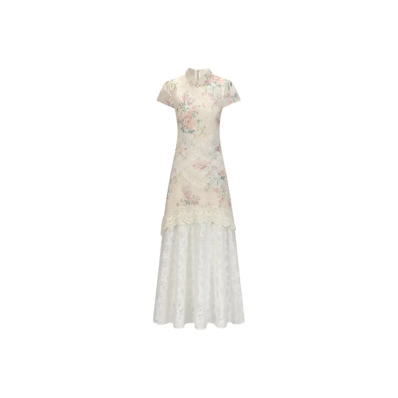 Aghr Short Sleeved Dress Women's Multicolor-0