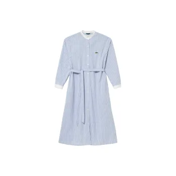 LACOSTE Long Sleeved Dresses Women's Light Blue