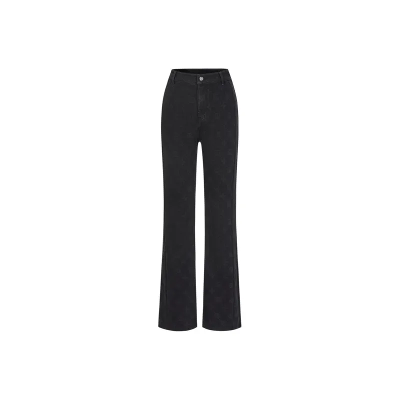JZ. ANNAKRO Jeans Women's Plain Black-0