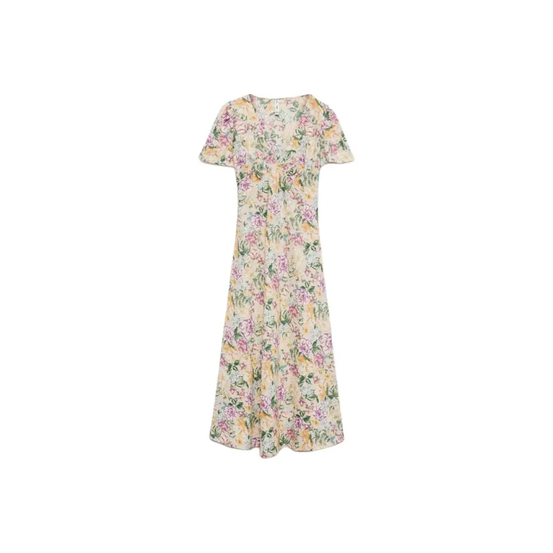 MANGO Short Sleeved Dress Women's-0