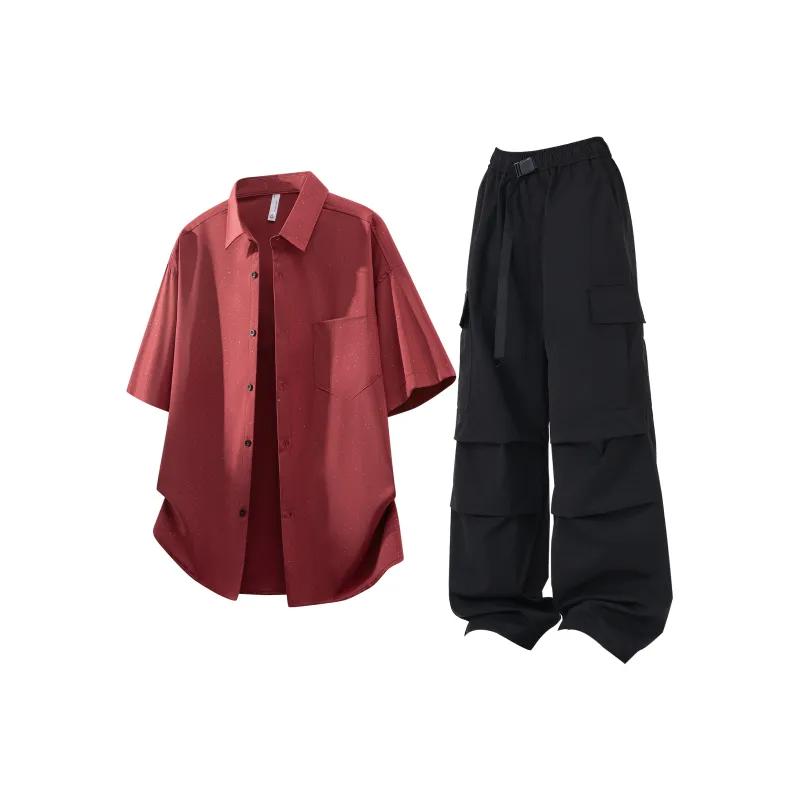 OPOX Shirt Matching Sets Unisex-6