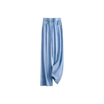 Mo Han Yi Mei Jeans Women's Blue