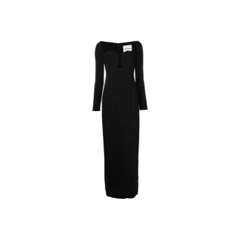 ROLAND MOURET Long sleeved Maxi Dress