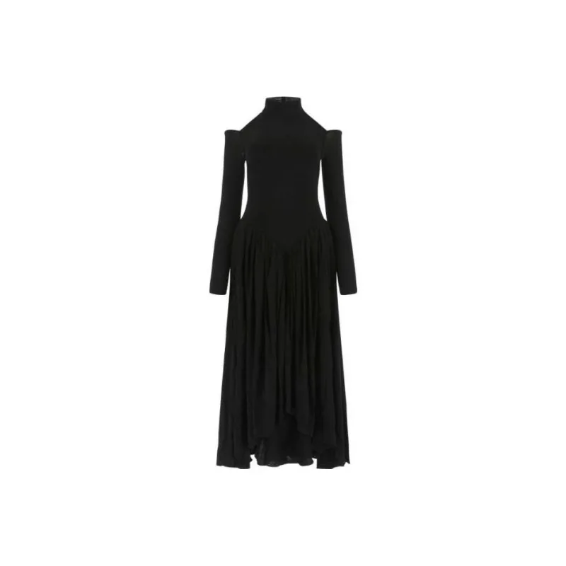 KHAITE Cold shoulder Long sleeve Dress-0