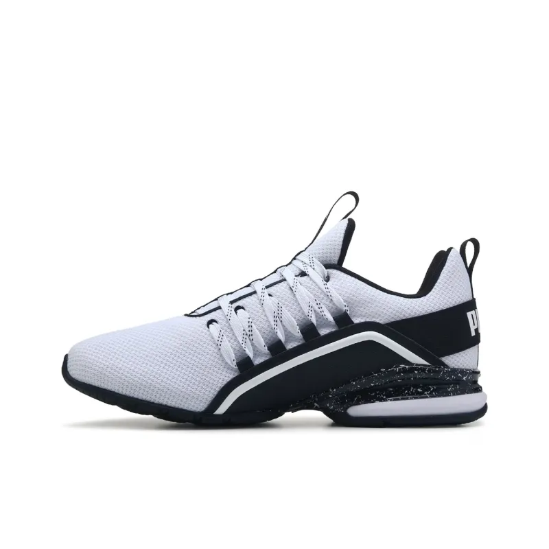 PUMA Axelion Slip Resistant And Breathable Low Top Training Shoes Men's White-1