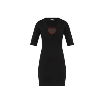 DSQUARED 2 Cut Out Embellished Jersey Dress
