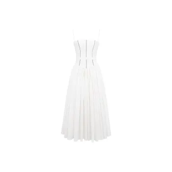 HOUSE OF CB YSABELLA Slip Dress Women's White/White
