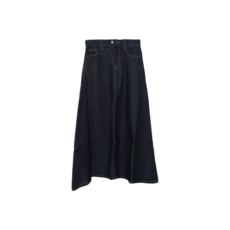 Menglaini Denim Long Skirt Women's-0
