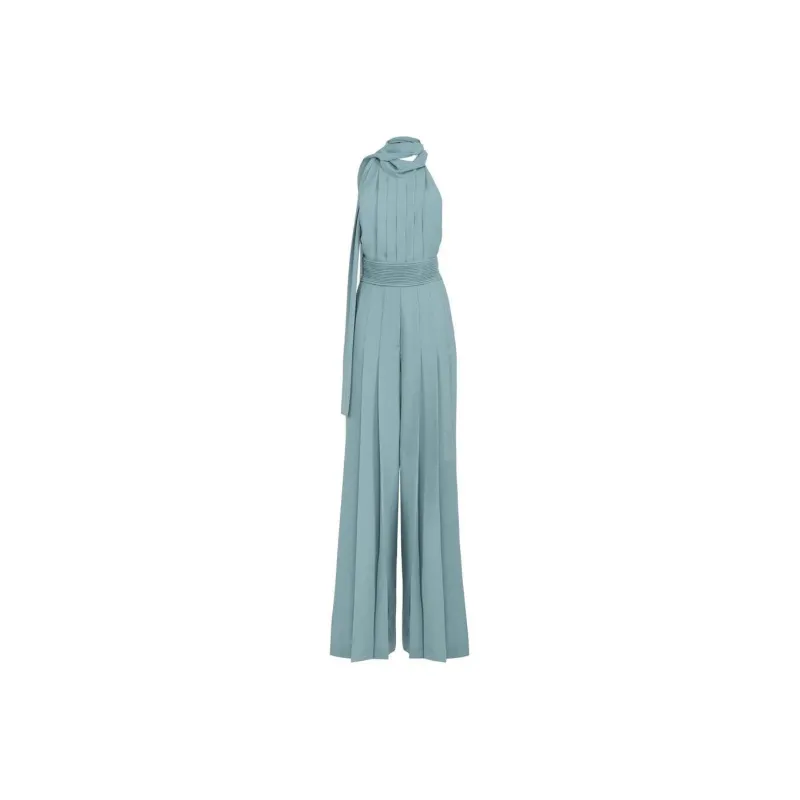 ELIE SAAB SS24 Jumpsuit Women's Light Blue-0