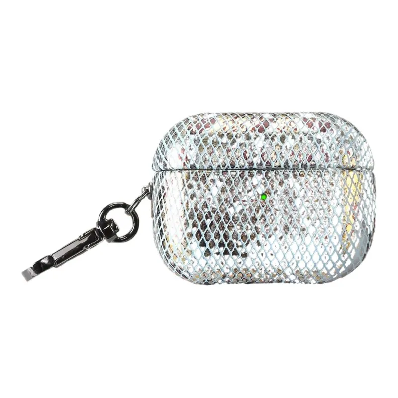 Baohuguang Compatibility Apple AirPods 1/2/3/4/Pro/Pro 2 PC Fashion Minimalist Style Snakeskin Print Headphone Cases-2