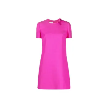 Valentino Short-Sleeved Dresses Women's Fuchsia