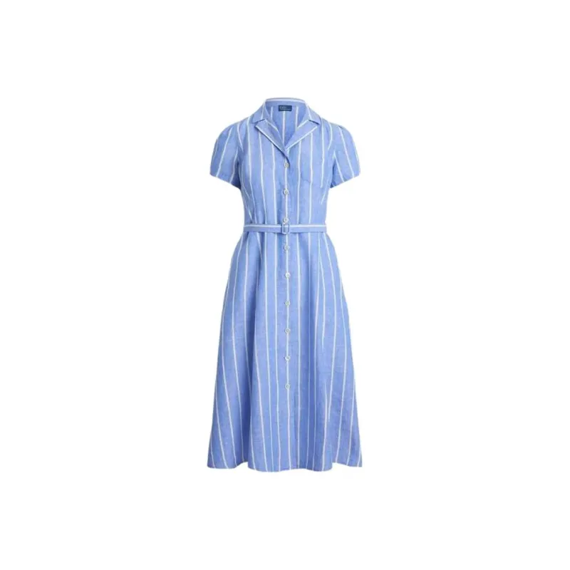 Polo Ralph Lauren Short Sleeved Dress Women's Multicolor-0