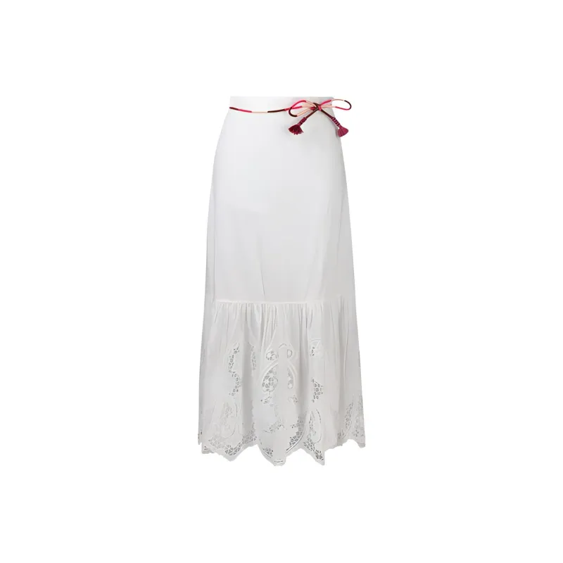 Zimmermann Casual Long Skirts Women's White-0