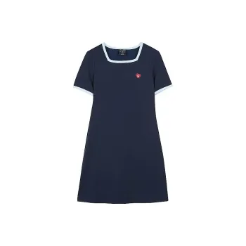 Skechers Bob's Short-Sleeved Dresses Women's Navy Blue/002Z
